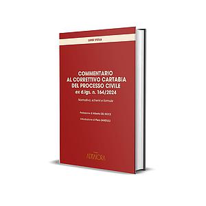 Commentario al correttivo Cartabia del processo civile  ex d.lgs.n.164/2024